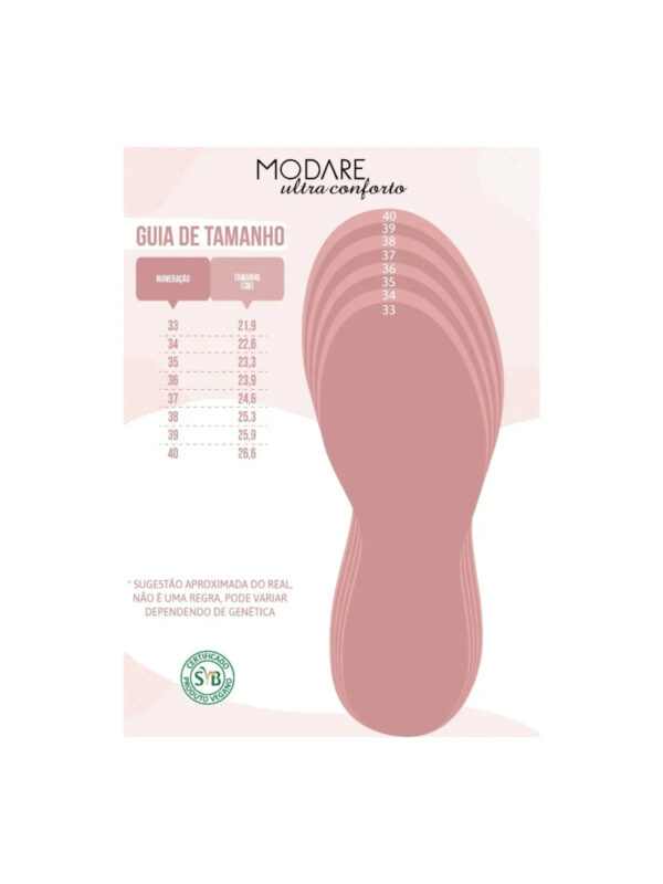 Modare Sandália Plataforma Com Fivela Modare Verão - Imagem 7