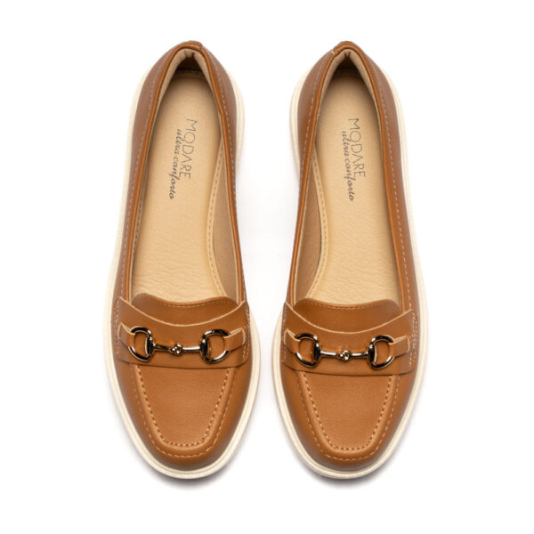 Mocassim Feminino Modare Napa Caramelo - Imagem 3