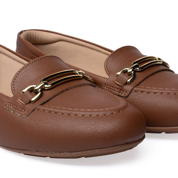Mocassim Feminino Modare Corrente Napa Marrom - Imagem 2