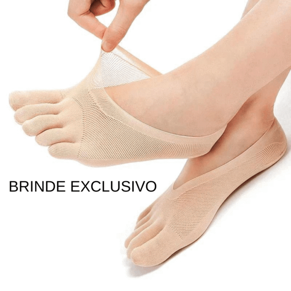 Tênis Ortopédico Feminino Modare + Meia de Alta Compressão Invisível (BRINDE) - Imagem 3